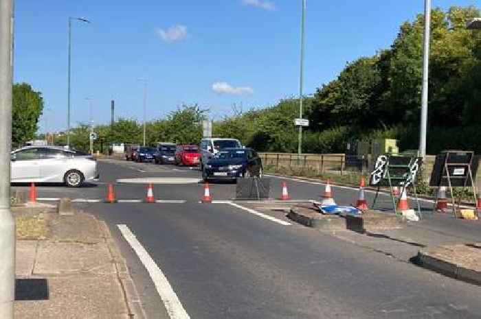 Harlow homes left without water and major road shuts as burst water main causes 'puddle of water'