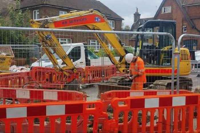 Timescale for reopening sinkhole stricken Kent road will be given once digging reaches sewer, says Southern Water