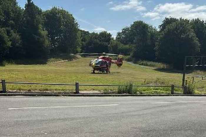 Live updates as air ambulance lands at Stoke-on-Trent beauty spot