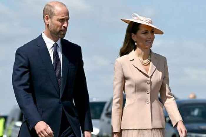 Kate Middleton and Prince William share intimate moment as French president visits UK