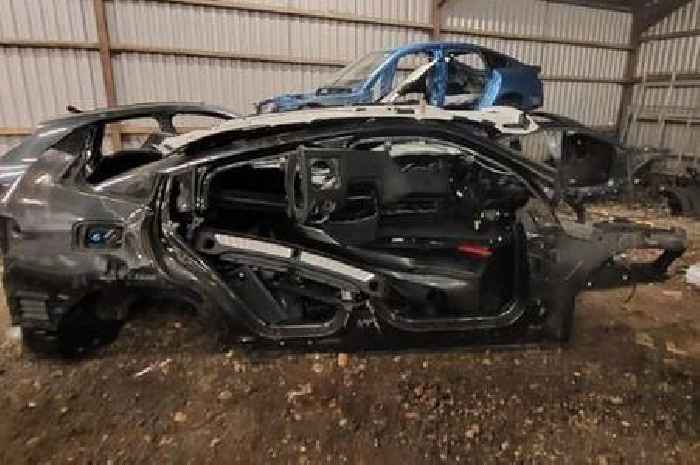 Police 'chop shop' raid finds Porsche, Mercedes, and BMW cars worth over £215k