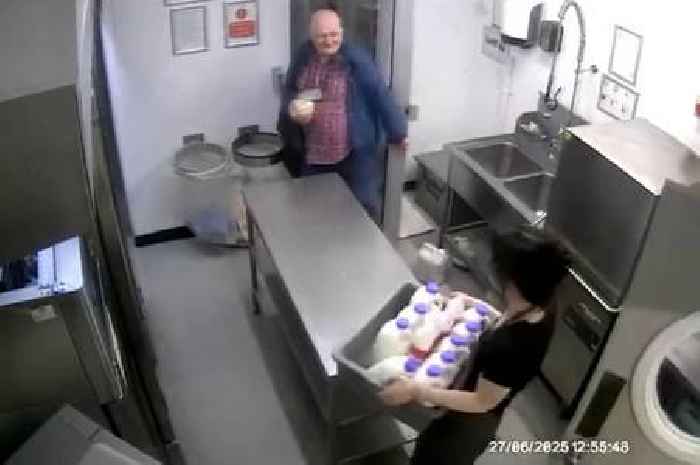 Ice cream bandit caught on parlour CCTV stealing tub from freezer in bizarre incident
