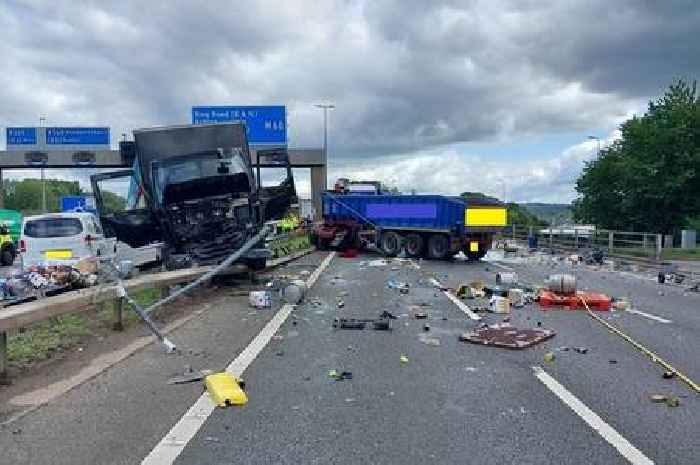 Major motorway shut nearly 24 hours after major eight-vehicle crash