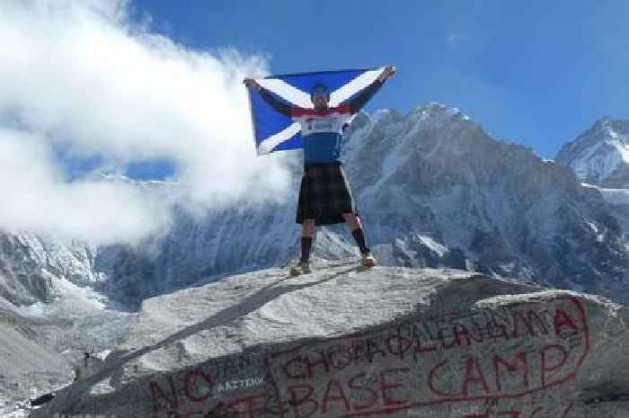 Scots man completes world's highest marathon which ends at Everest base camp