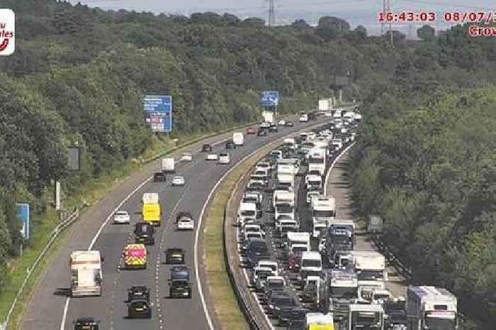Live updates as vehicle fire on M4 causes long delays and lane closures near Cardiff