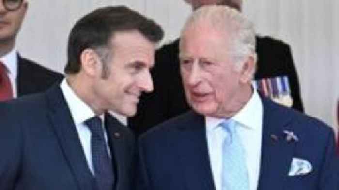 Watch: Macron's day with the Royal Family
