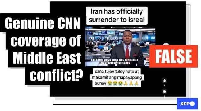 News24 | False posts share AI-generated news report about Iran ‘surrendering’ to Israel