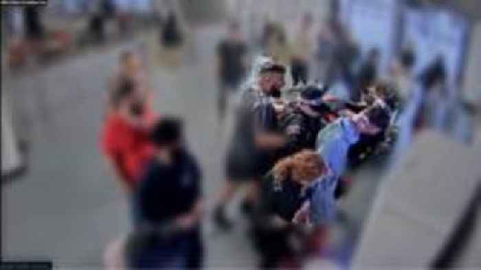 PC denies losing control in Manchester Airport brawl