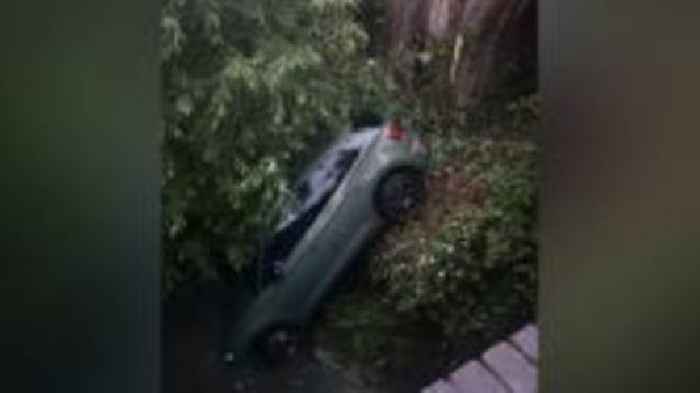 Drink driving charge after car found in ditch