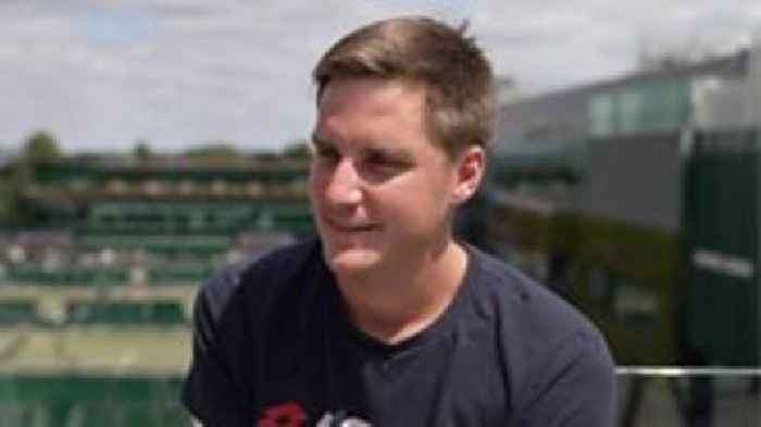 Henry Patten reacts to Wimbledon men's doubles loss