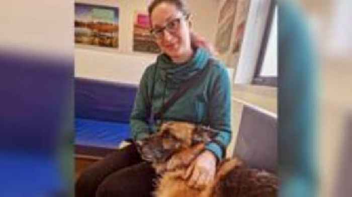 Retired police dog looks after handler's ill wife
