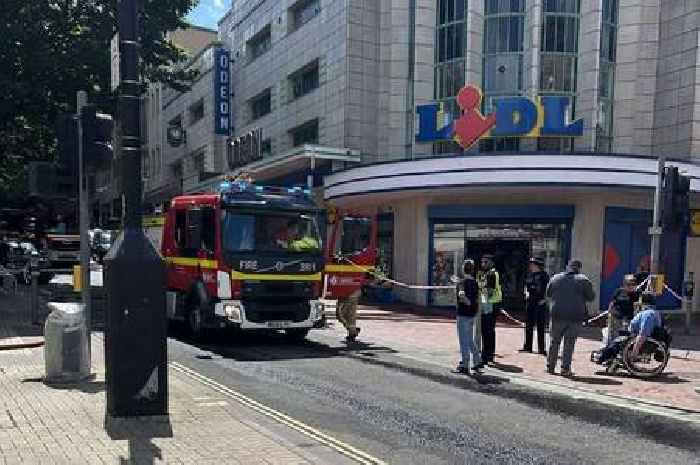 Live: Fire breaks out in Bristol city centre as road is closed