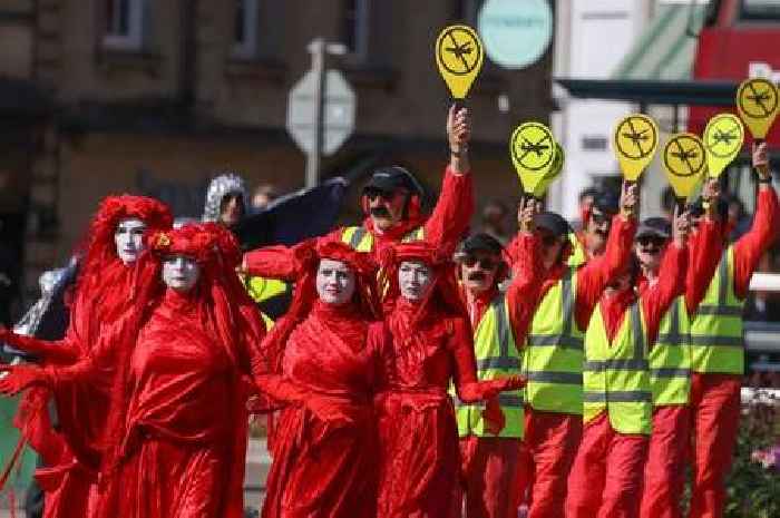 Plans to expand Bristol Airport divide councillors as protest takes place