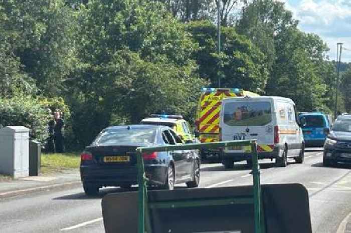 Live updates as police and paramedics on major North Staffordshire road