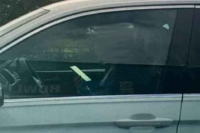 M6 police catch driver with 'mobile phone in one hand and coffee cup in other'