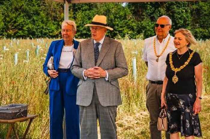 Best photos of Royal Visit to open new Cambridgeshire woodland