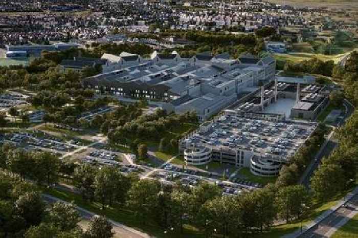 Drone video of site of new Monklands Hospital released by NHS Lanarkshire
