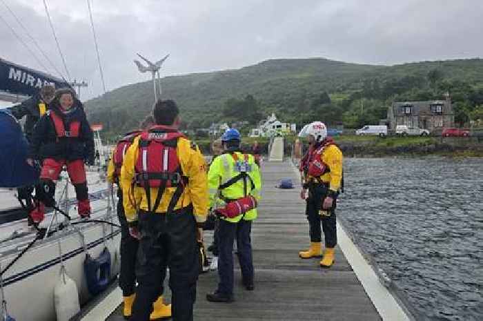 Injured sailor rescued by Ayrshire coastguard and RNLI