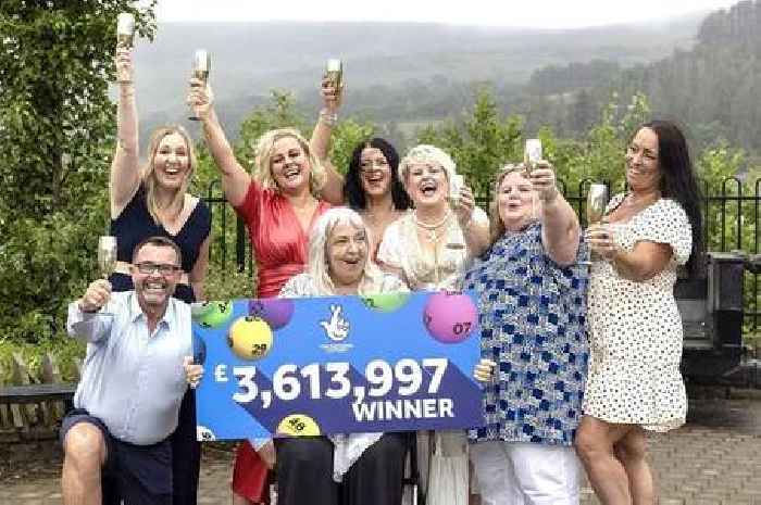 National Lottery pays out £3.6m to group of Welsh strangers who found out with a text that said 'oh my f*****g god'