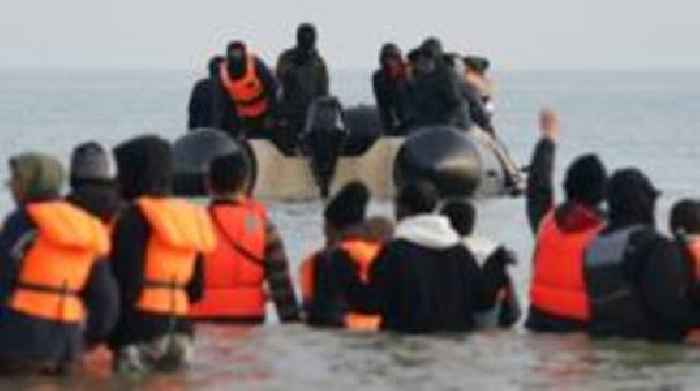 How many people cross the Channel in small boats?