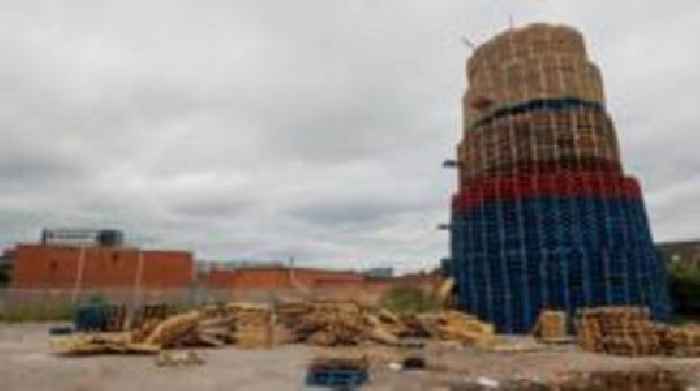 Police declare major incident over bonfire site after power supply fears