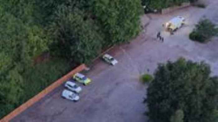 Road where man was shot by police closed again