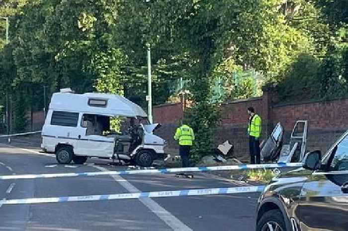 Woman suffers 'extremely serious injuries' in crash that shut road outside Nottingham City Hospital
