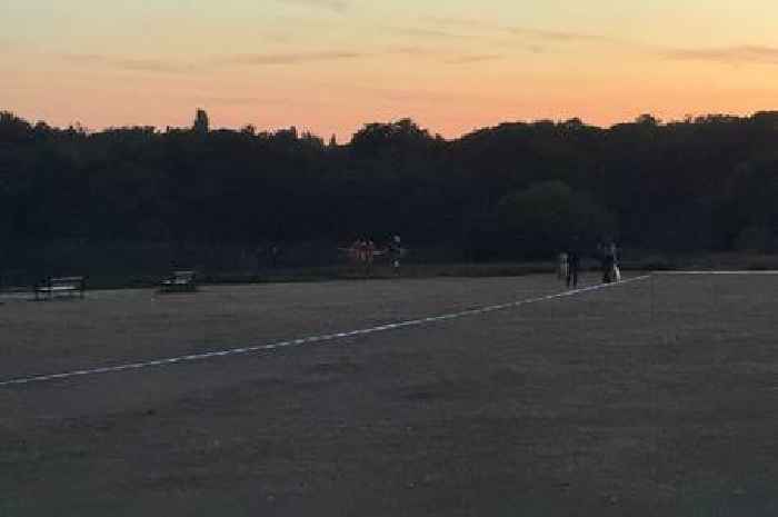Sutton Park live as huge cordon goes up around lake