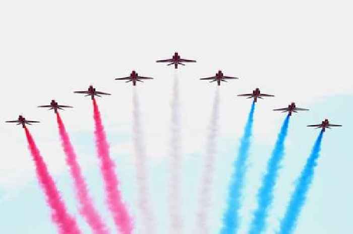 Exactly when and where you'll be able to see the Red Arrows over Kent this weekend
