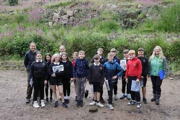 Dalbeattie High School pupils are first visitors to new woodland laboratory