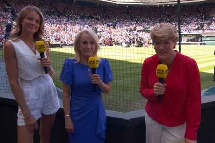 Clare Balding pauses Wimbledon coverage to make concerning Novak Djokovic announcement
