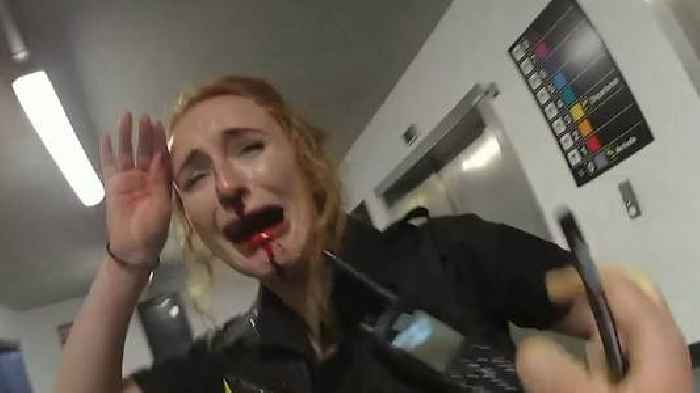 PC attacked in airport brawl was 'terrified' - and says people just filmed on their phones