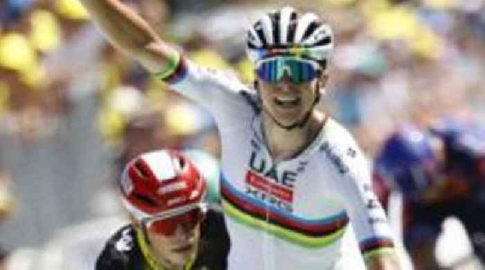 Pogacar wins stage seven to retake Tour lead as GB's Onley comes third