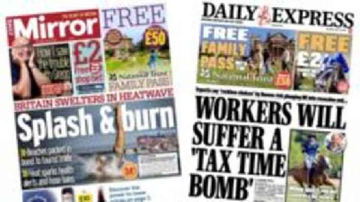 'Splash and burn' and 'Tax time bomb'