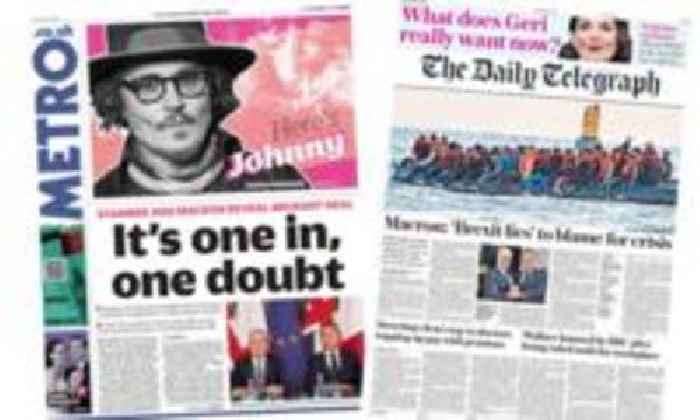The Papers: 'One in, one doubt' and 'sick note' crackdown