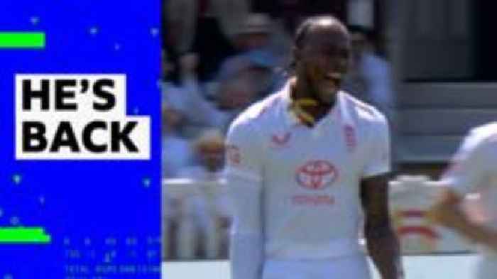 'What a moment!' - Archer gets first Test wicket in four years
