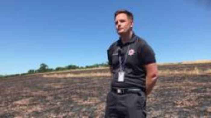 Increase in outdoor fires due to hot weather
