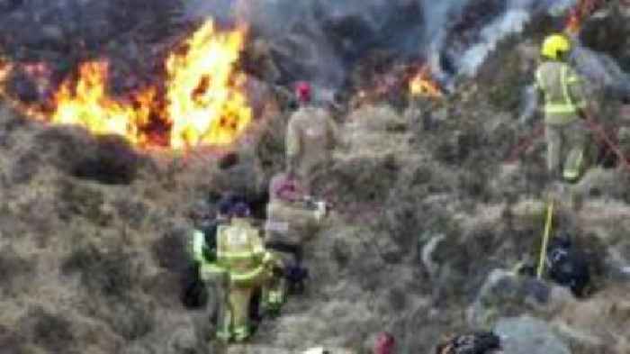 Wildfire warning for Northern Ireland upgraded to amber