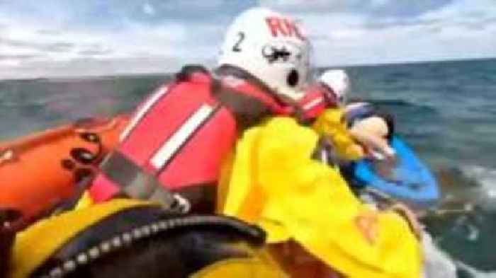 RNLI rescues unresponsive kayaker drifting at sea