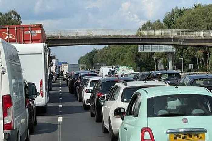 Live updates as overturned lorry shuts M6 shut in both directions