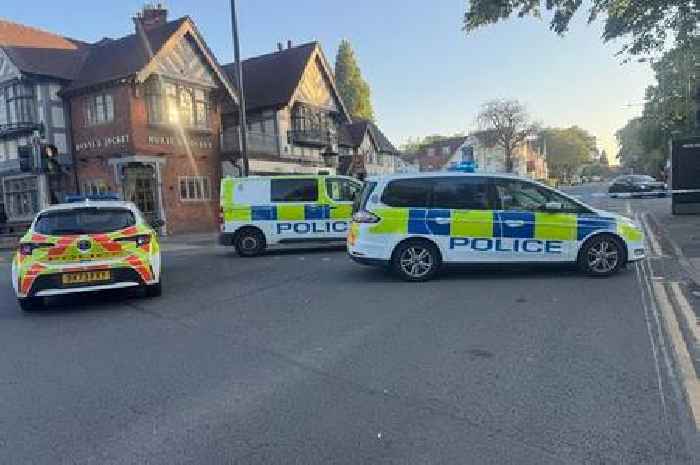 Police incident in Sutton Coldfield shuts down major road as Birmingham railway line also closed