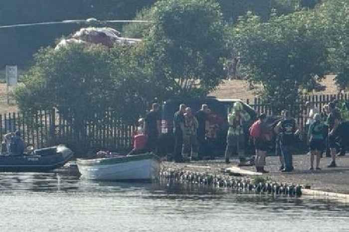 Huge fire service rescue unit response to Sutton Park tragedy