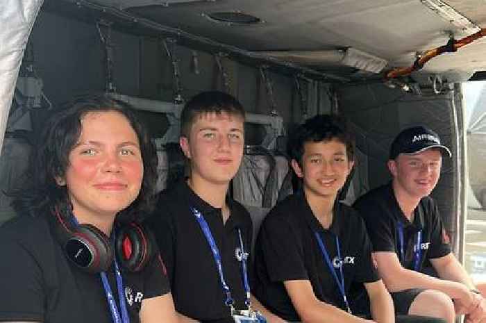 Rocket built by Devon teens nearly beats world’s best