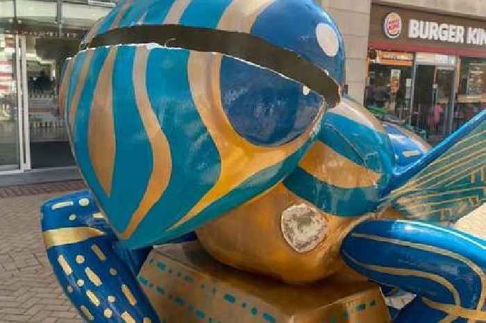 Charity 'disappointed' by vandalism of bee sculpture just days after art trail launch