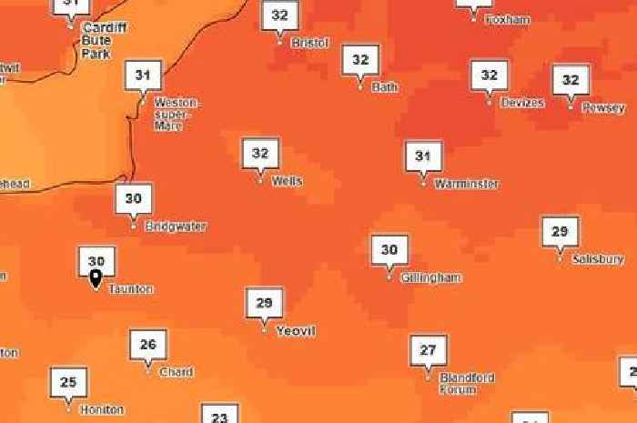 Amber heatwave warning as Somerset hit with four-day alert