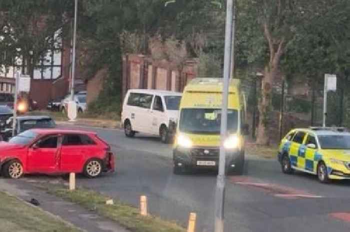 Live updates as driver ran off Stoke-on-Trent road in 'hit and run' smash