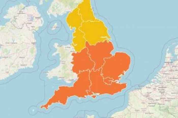 Amber health alerts issued for UK as 34°C heatwave sparks 'danger to life' warning