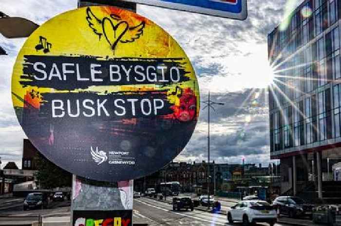 'Busk stops' are being installed in a Welsh city to get people to sing more