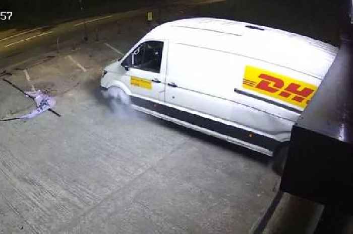 Stolen van smashed through shop, but driver had already left trail of destruction