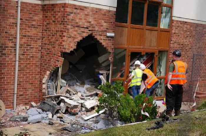 Two women aged in 80s and 90s dead after BMW ploughs into care home